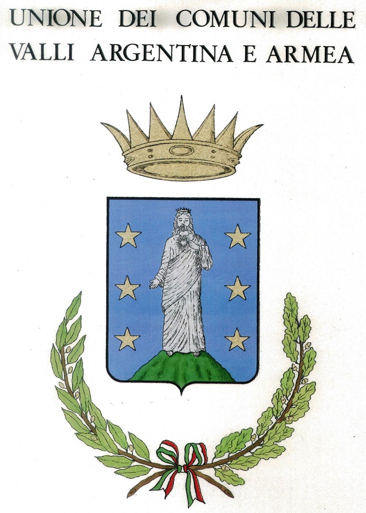 Emblema dell' Unione dei comuni delle Valli Argentina e Armea (Imperia)